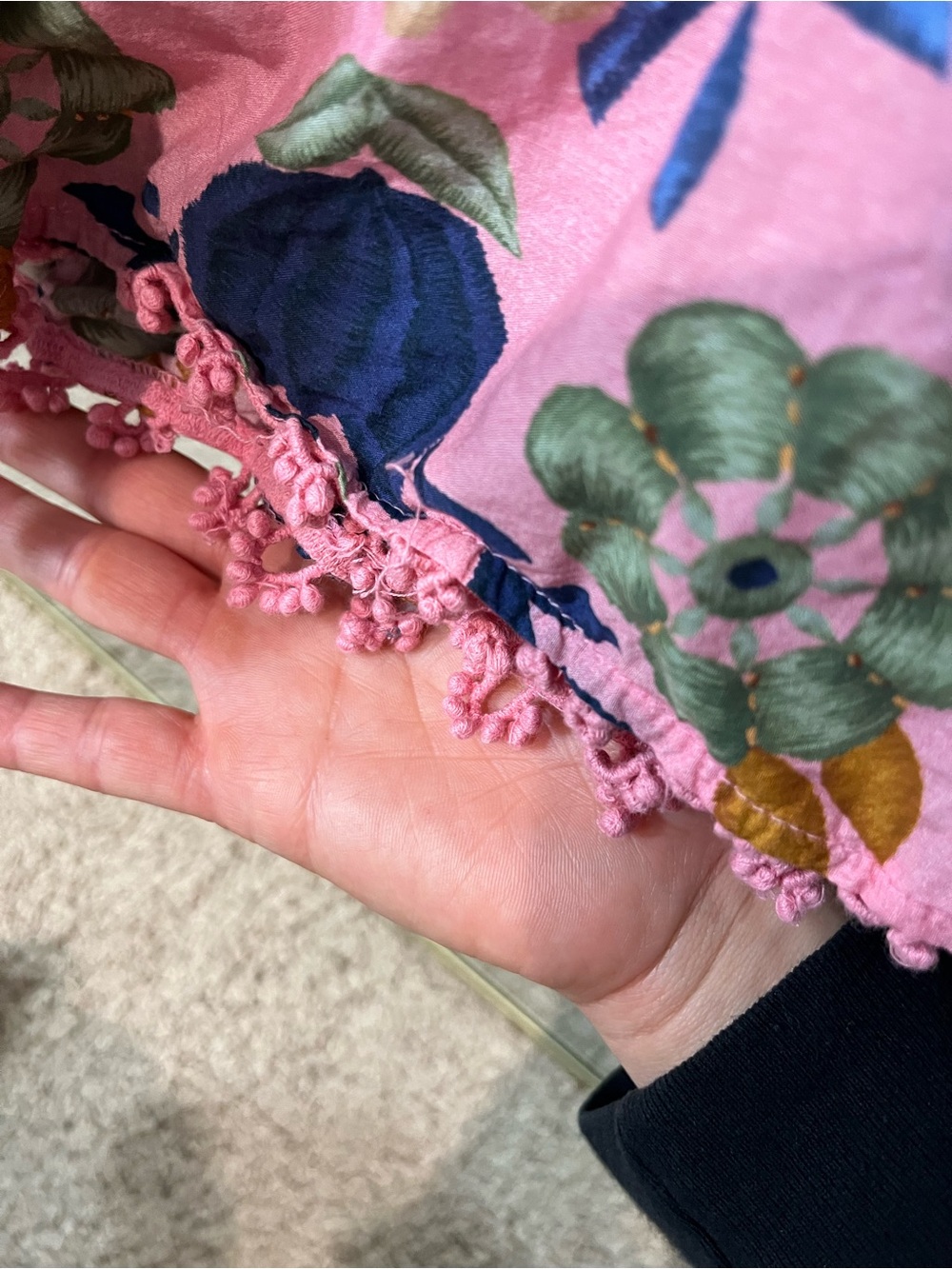 Pink Seashell Tapestry Midi Dress - Picture 9 of 11